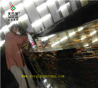 透光吧台现场安装