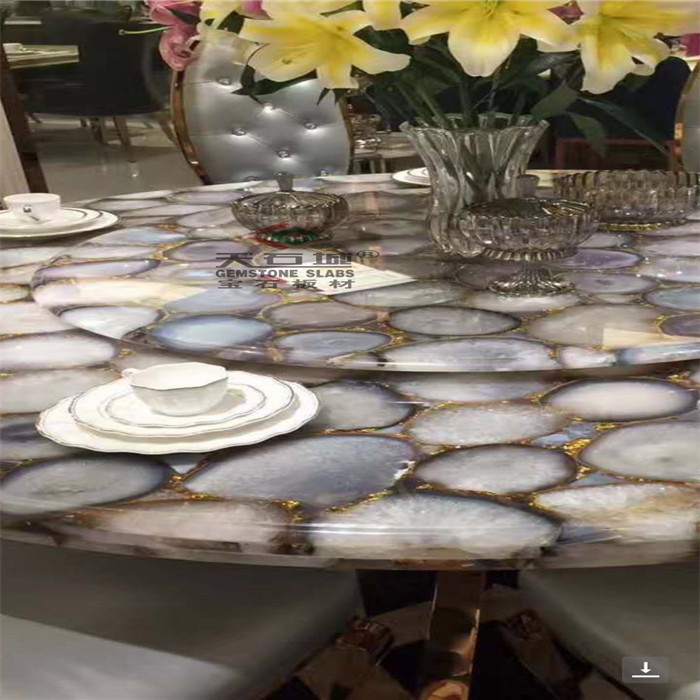 定制玛瑙大圆t台面
